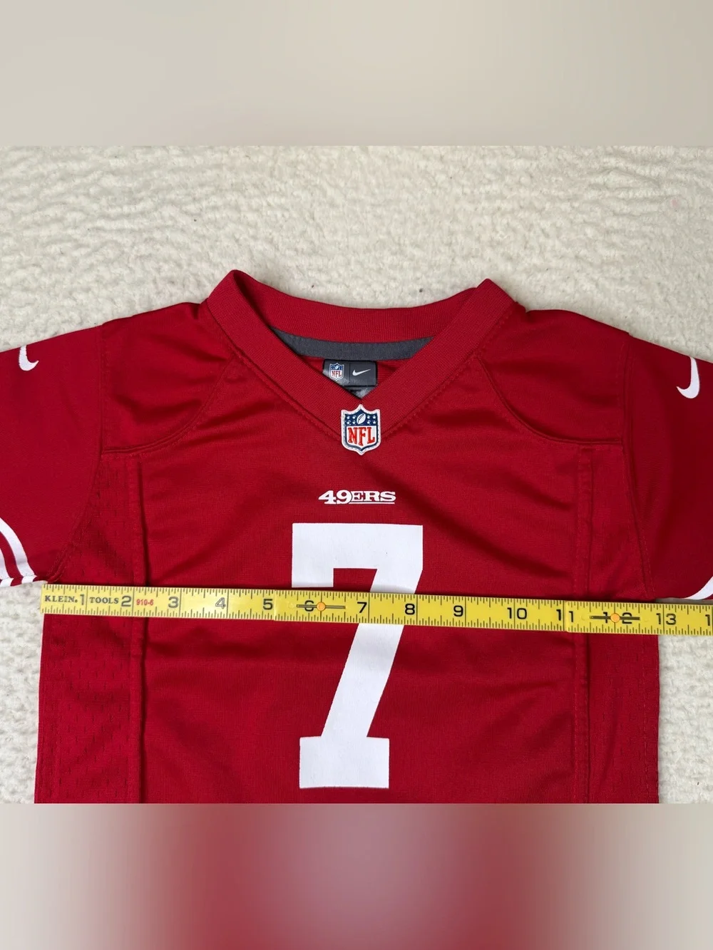 Nike NFL San Francisco 49ers Colin Kaepernick #7 Football Jersey Toddler 4T Red